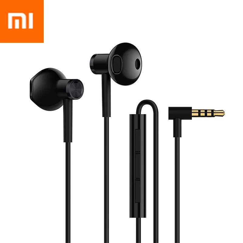 Оригинальные наушники Xiaomi Hybrid Dual Driver BASS 3 5 мм Универсальные вкладыши с микрофоном