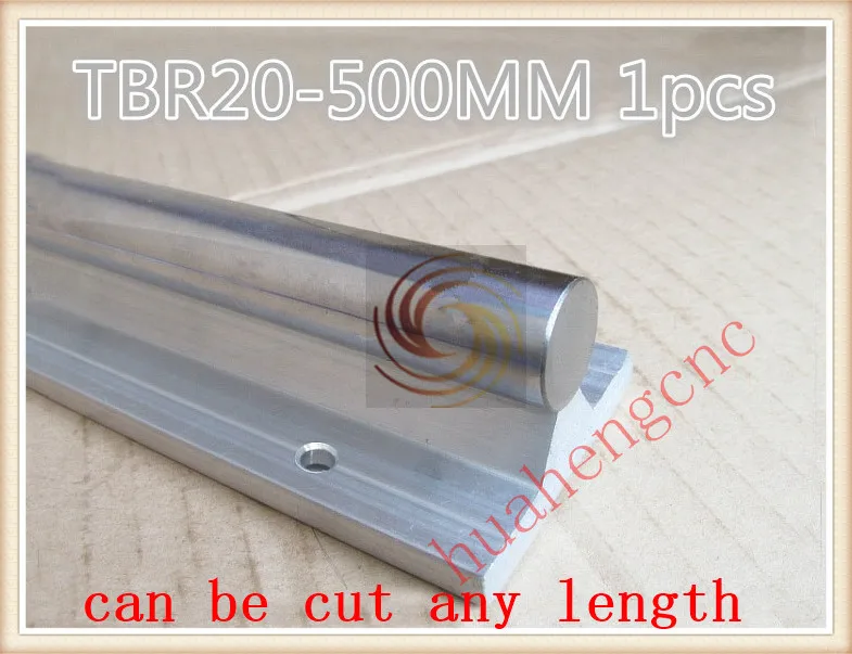 

20mm linear guide rail TBR20 length 500mm chrome plated quenching hard guide shaft 1pcs