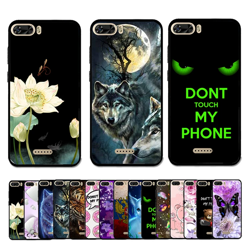 

For BQ-5508L Case Wolf Silicon TPU Cover for BQ-5508L Next LTE Animal Shell Bag Housing Phone Cases