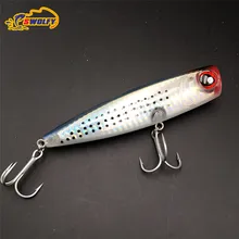 Big mouth bait Fishing Lure 24g 10.5cm Fishing Topwater Floating Popper Poper Lure Hooks Bait Crankbait 105mm