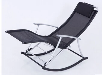 Кресло-качалка, кресло для отдыха, балконное складное кресло-качалка. Кресло для отдыха - Цвет: Темно-серый