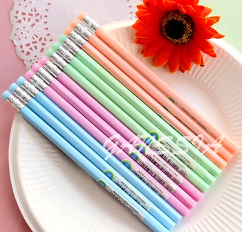 

1PC Pencil design erasable gel ink pens with eraser 0.5mm point Creative pens for school and office (ss-a984)