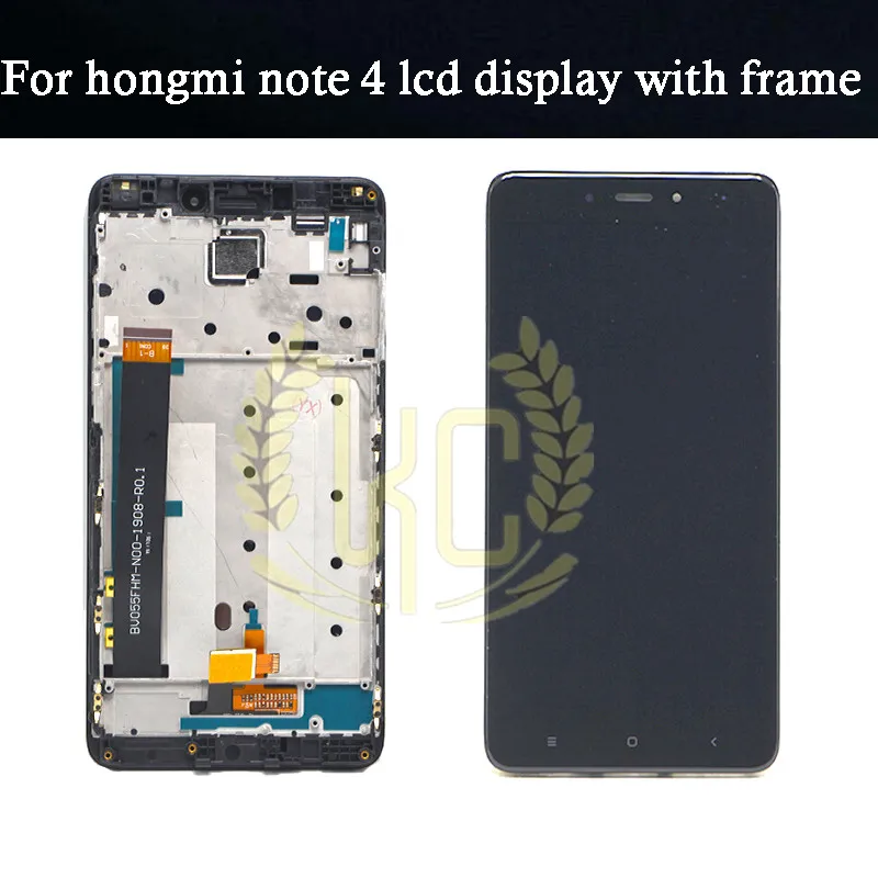 

MTK Helio X20 For Xiaomi Redmi Note 4 LCD Display +Touch Screen Digitizer Assembly +frame For Xiaomi Redmi Note 4