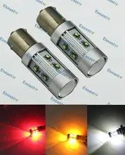 Бесплатная доставка 50 Вт XPE CREE ВЫСОКОЙ МОЩНОСТИ ПРИВЕЛО, P21W привело хвост, BA15S led c. r. е. лампы, 1156 привело авто