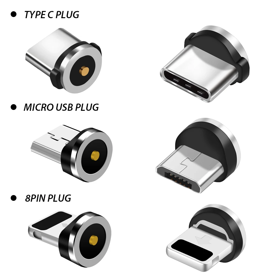Мини Магнитный зарядный кабель штекер для Iphone X 8 7 6 Plus USB Type C Micro конвертер типа
