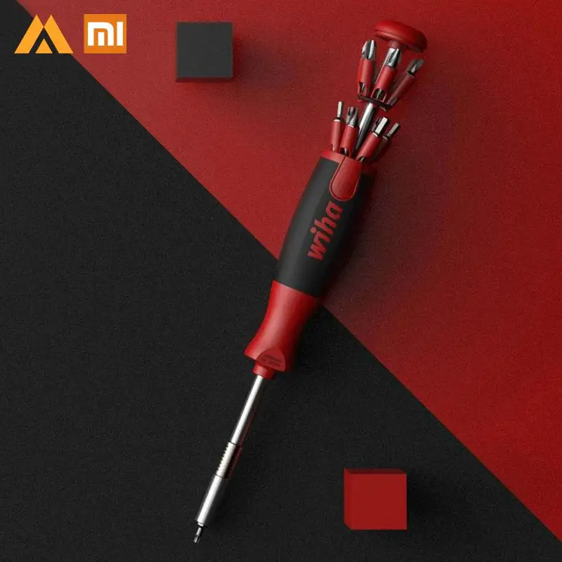 Оригинальный Xiaomi Mijia отвертка Wiha 26 в 1 сталь Xaomi магнитные биты домашний комплект