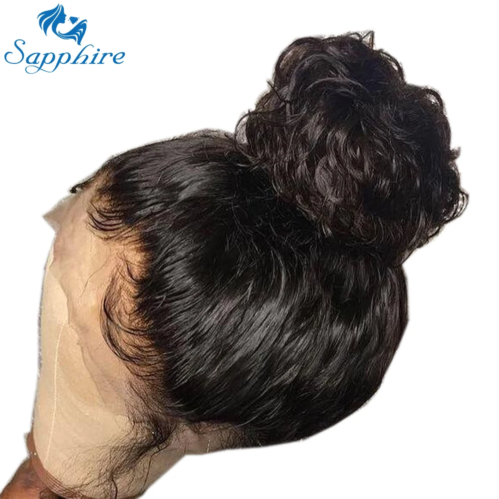

Sapphire 360 Lace Front Human Hair Wigs 360 Lace Frontal Wig Straight Lace Front Wig Full Lace Human Hair Wigs With Baby Hair