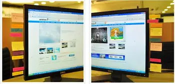 

New Fashion Computer display storage rack transparent plate screen convenient reminder notes message board