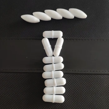 

Free Shipping 14pcs ,New Magnetic Stirrer Mixer Stir Bars White Color , Diffent Size !