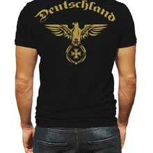Deutschland Германия футболка Золотая Империя Орел крест футболка Новинка Мужская 3D футболка Забавные футболки короткий рукав Забавные футболки