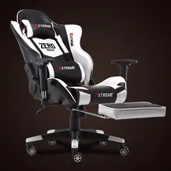 Новое поступление гонки Синтетическая кожа игровой стул интернет кафе WCG компьютер играть кресло лежа домашний стул