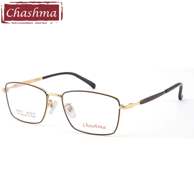 Chashma, фирменный дизайн, стиль, чистый титан, очки, очки, качество, тренд, оптические очки, мужские, прогрессивные оправы - Цвет оправы: Coffee
