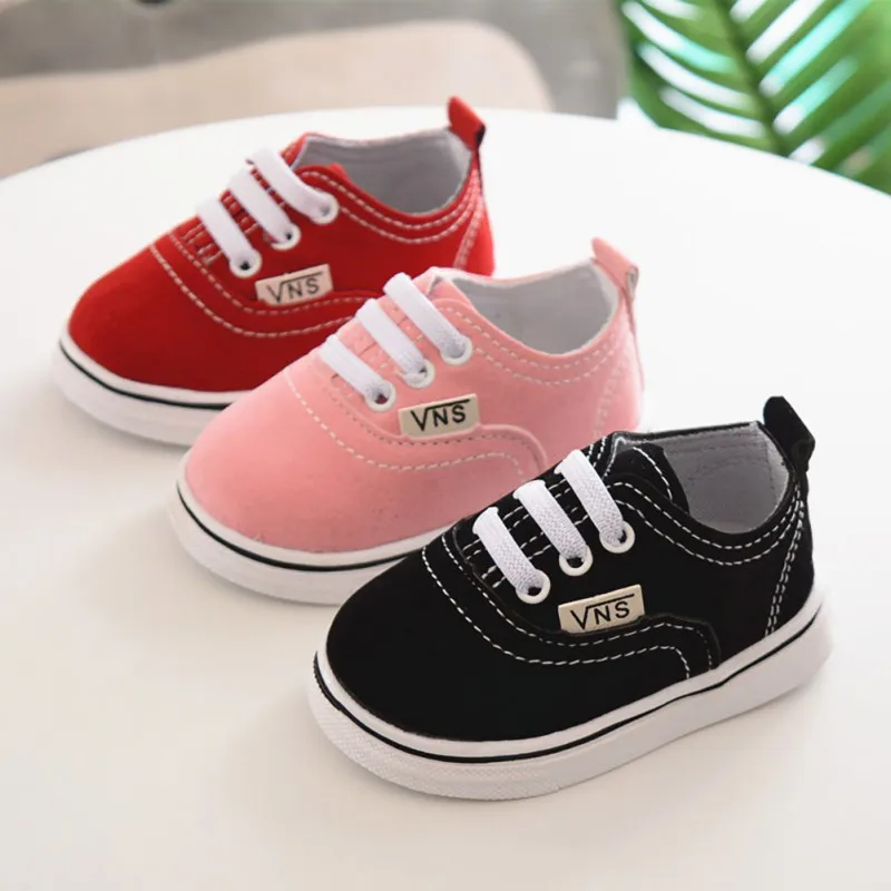 

Newborn Baby Shoes Toddler Baby Girl Shoes Spring soft Canvas First Walkers Sports Causal shoes 0-24M