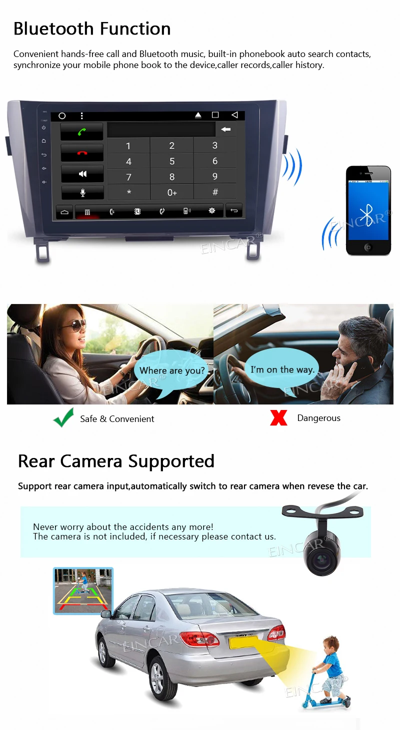 Excellent 2Din Android 7.1 Car Stereo for nissan Touch Screen Supports GPS Bluetooth Mirror Link Steering Wheel Control WiFi 3G 4G Network 1