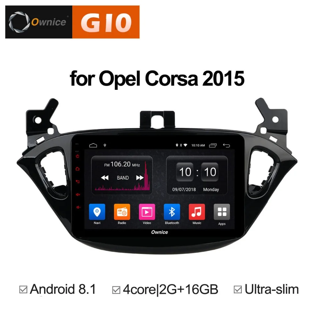Четырехъядерный автомобильный DVD плеер 2 Гб RAM + 16 8 дюймов Android 1 для Opel Corsa 2015 GPS Navi