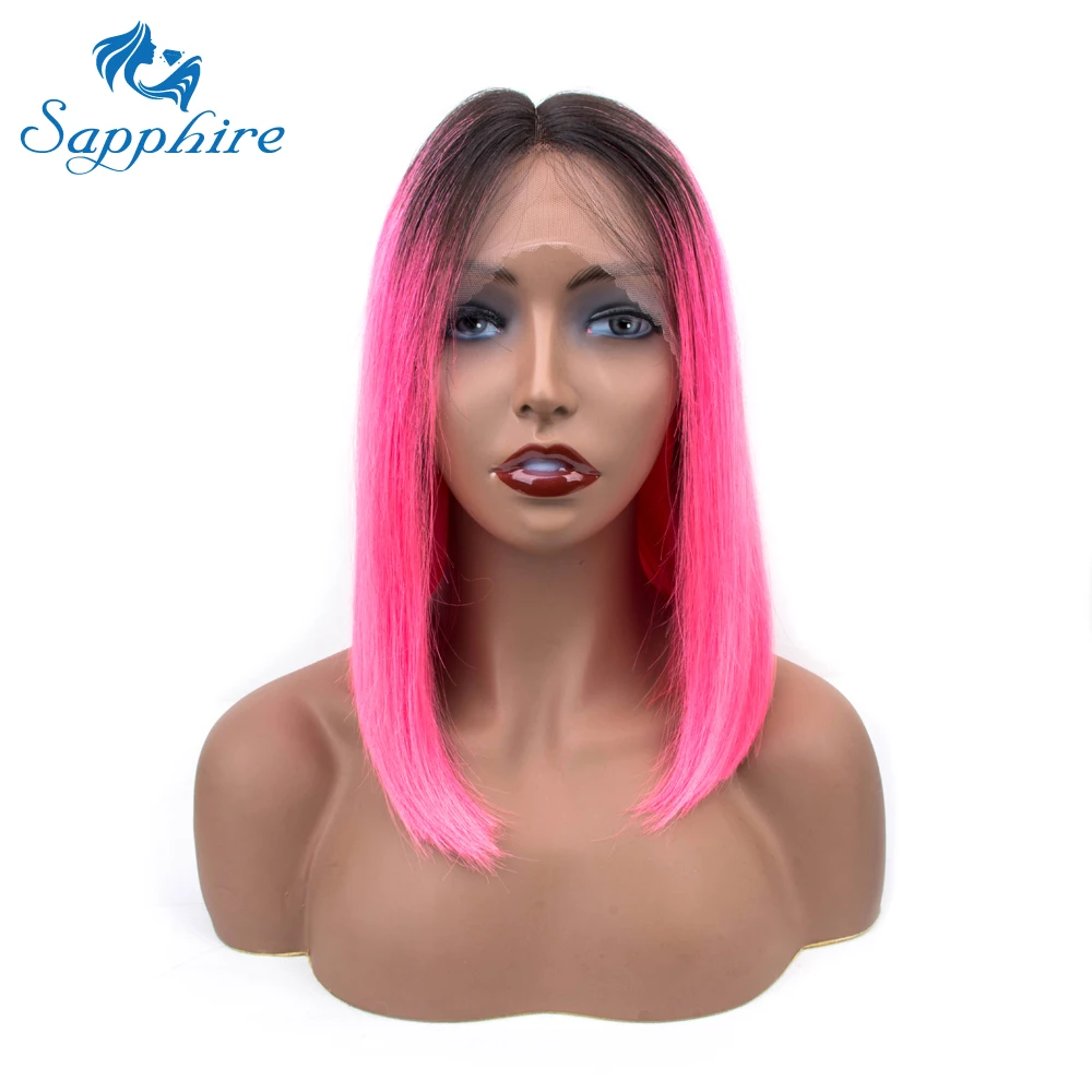 

Pink Red Lace Front Wig Blue Colored Remy Red Human Hair Full Ends Transparent Lace Front Swiss Lace Short Bob Human Hair Wigs