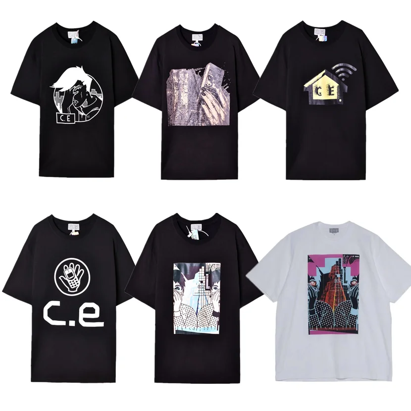 

2019ss CAVEMPT Women Men T shirts tees Hip-hop Streetwear Men Cotton Short Sleeve CAV EMPT T shirt C.E