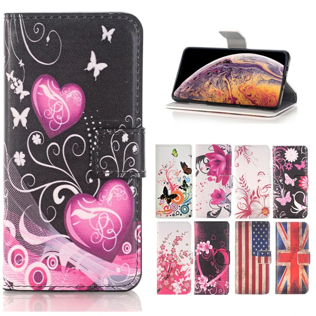 Кожаный чехол с сердечком для LG L50 D690 Nexus S1 H740 H340 G4 Stylus X Style K8 K10 2016 K5 K7 G2 Mini Wallet Flip Phone