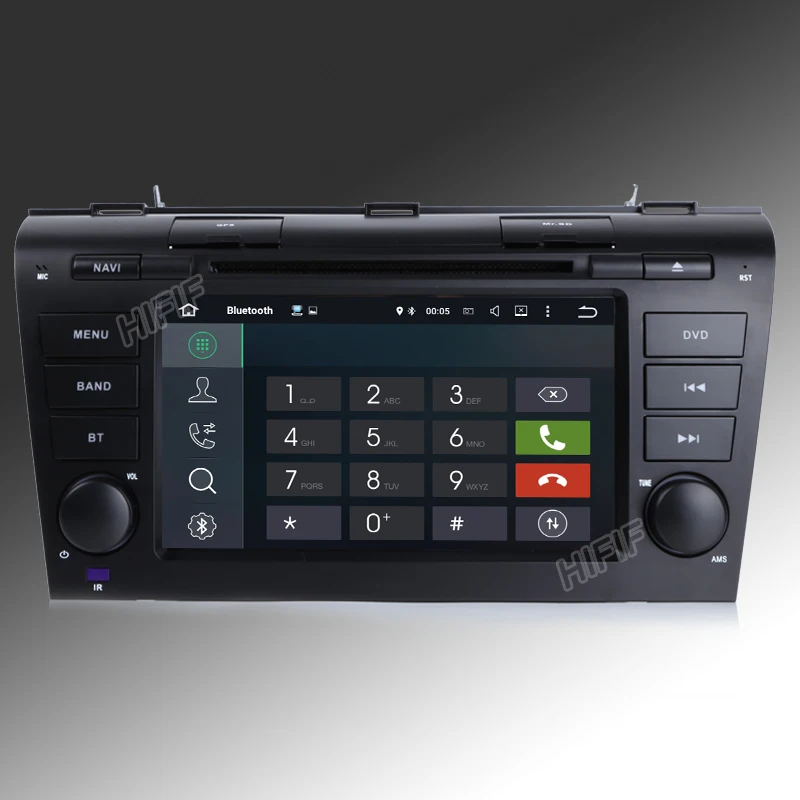Clearance HIFIF Android 7.1.2 Quad Core Car DVD Player For Mazda 3 Mazda3 2004 2005 2006 2007 2008 2009 GPS Navigation Radio BT Stereo 3