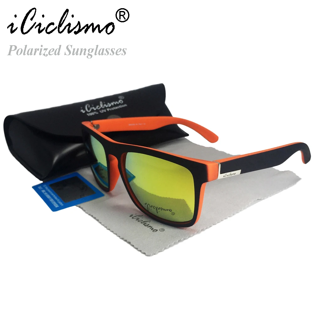 

ACEXPNM 2019 Polarized Sunglasses Men Sport Eyewear Brand Designer Driving Oculos De Sol Reflective Coating UV400 With Case