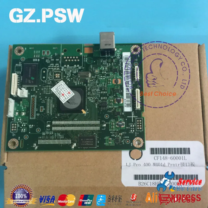 

Formatter Board Mainboard Logic Board CF148-60001 CF149-60001 CF399-60001 For HP M401D M401N M401DNE M401A 401DNE 401N 401D