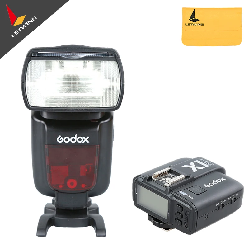 Godox TT685C 2.4G HSS E TTL GN60 Wireless Flash + X1 TTL Trigger for Canon EOSin Flashes from