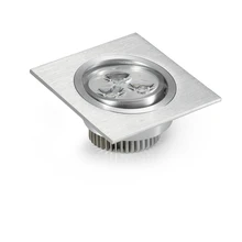Диммируемый Встраиваемый светодиодный светильник 3 Вт 6 Вт точечный светодиодный Encastrable Plafoled потолочный светильник серебристый