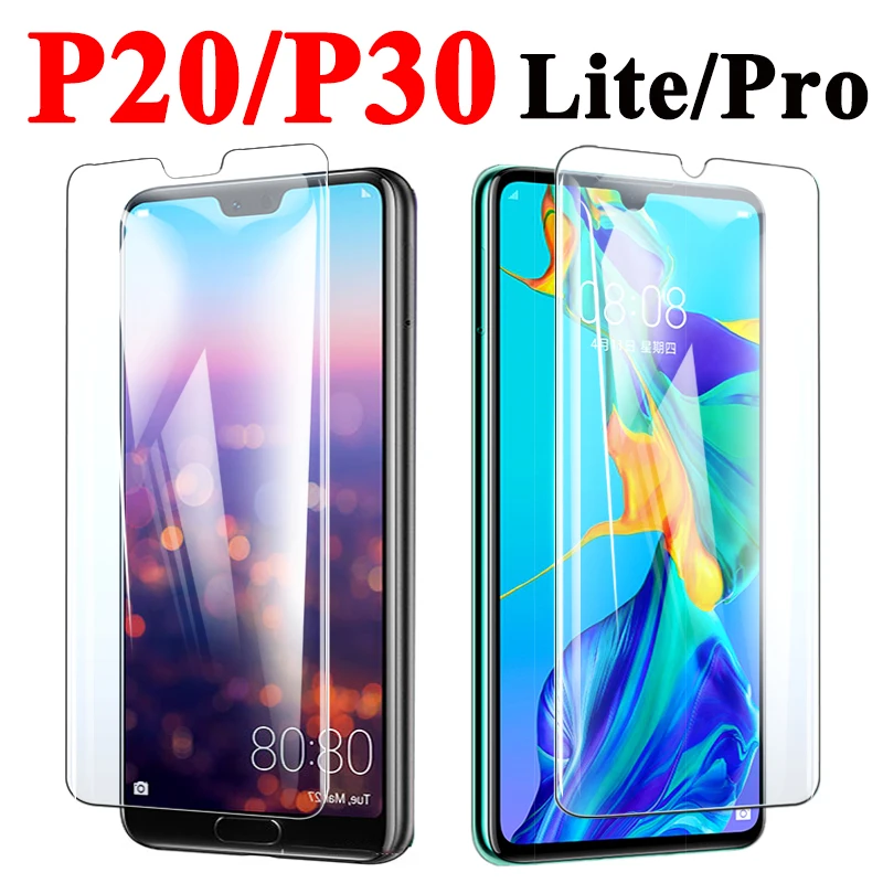 

Tempered glass p20 lite on for huawei p30 protective p 20 30 pro screen protector hauwei 20p 30p light armor sheet saver tremp