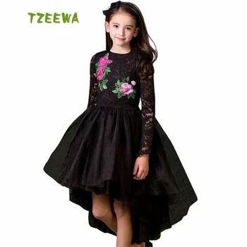 

Vestido De Festa Infantil 2018 New Spring Party Dress For Girls Floral Robe Enfant Fashion Tlddler Girl Princess Dresses