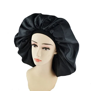 

Super Jumbo Sleep Cap Waterproof Shower Cap Women Hair Treatment Protect Hair From Frizzing KG66