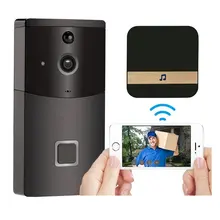 

2.4GHz WiFi Video Doorbell HD 720P Camera Smart Speaker Night Vison Motion Detetion Wake-up For IOS/Android Viewing