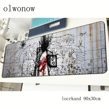 

The evil within mouse pad 900x300x3mm locrkand mousepads gaming mousepad gamer High-end personalized mouse pads keyboard pc pad