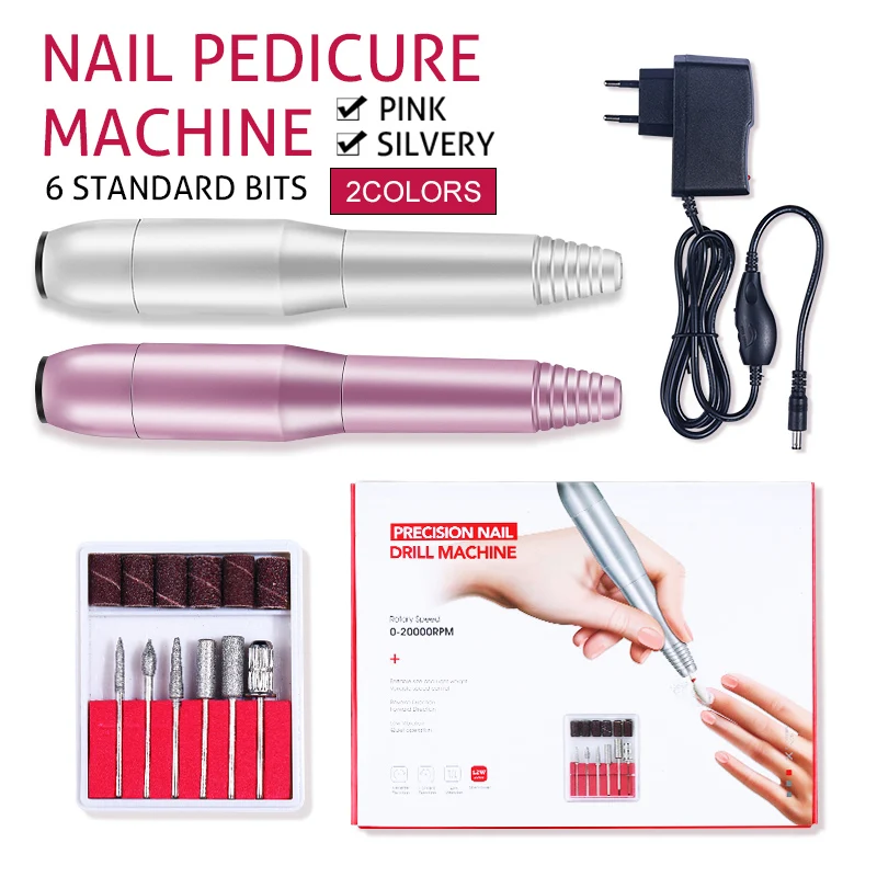 

Vrenmol 1Set Professional Electric Nail Kit Nail Tips Manicure Machine Electric Nail Art Pen Nail Art Equipment Tools