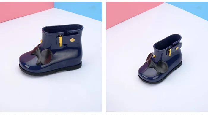 Waterproof Child Rubber Boots Jelly Soft Mouse Ears Infant Shoe Girl Rain Boots Baby Kids Rainboots Girls Children Rain Shoes 546 (6)