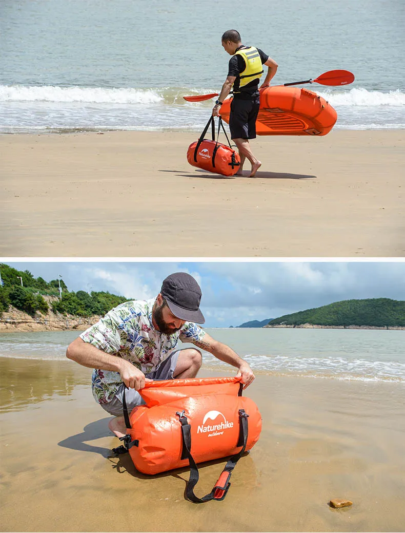 Naturehike Водонепроницаемый плавания водонепроницаемая сумка На открытом воздухе велосипедная сумка для хранения сумки моды для ваших реки походная сумка 40/60/90/120L NH16T002-S