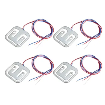 

Uxcell 4PCS 3/5/50kg Half-bridge Weigh Sensor Thread Hole Load Cell 2000 M Ohm Half-bridge Resistance Strain Body Weighing