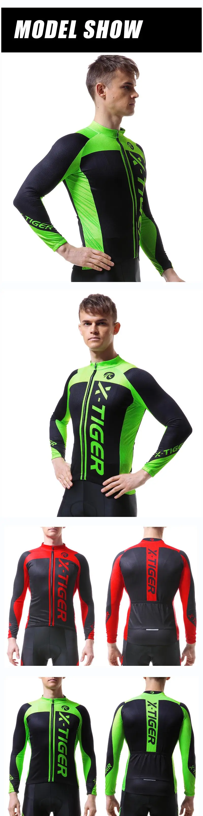 X-Tiger Pro велосипедная футболка с длинным рукавом, одежда для горного велосипеда, осенняя одежда для велоспорта, одежда для велоспорта Ropa De Ciclismo