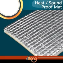 3 шт. толщиный рулон акустического увлажнения тепла звукоизолирующий PE изоляционный коврик алюминиевая фольга багажник сетка для предметов