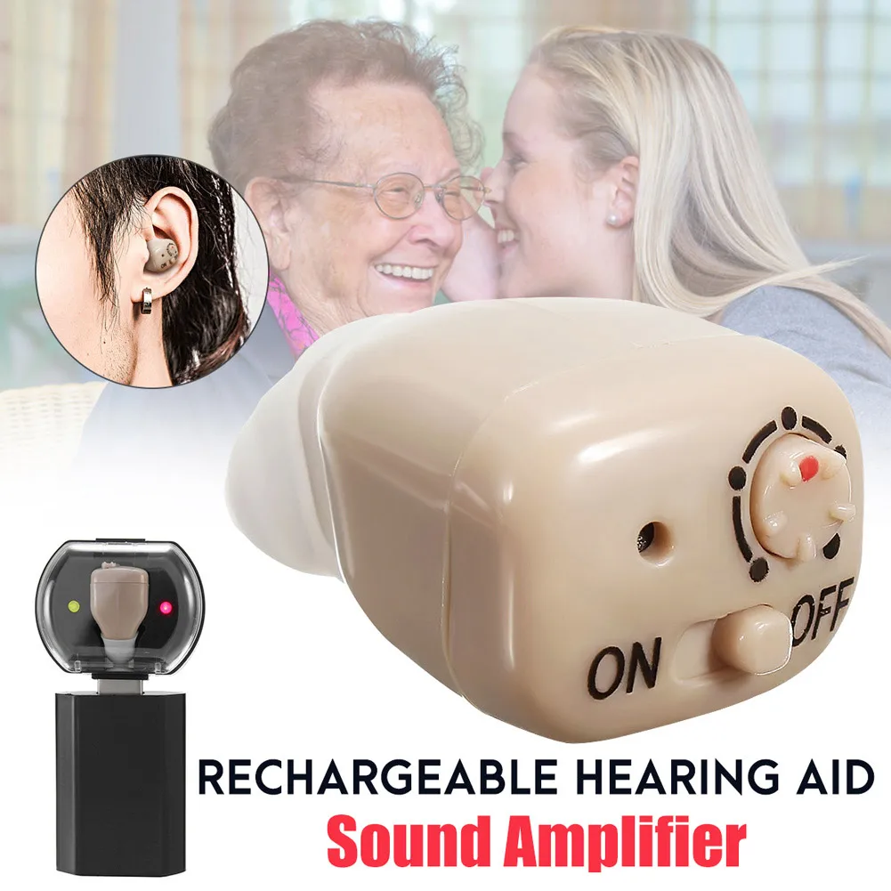 

Portable Hearing Aids USB Digital Rechargeable In Ear Sound Amplifier Dropshipping