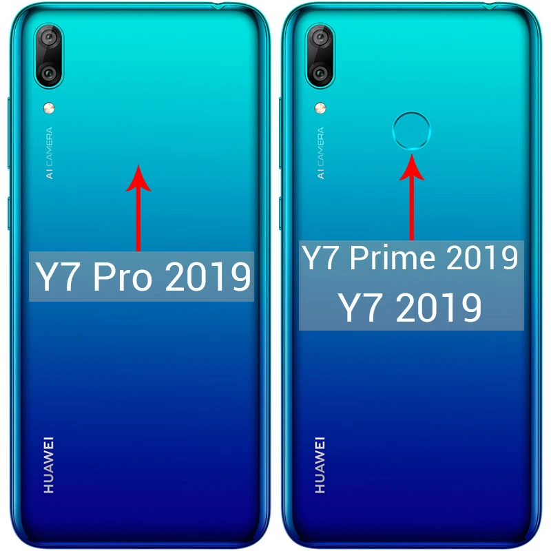 Чехол из закаленного стекла с градиентом для huawei Y7 Prime Y7PRIME DUB-LX1 Y7 Pro DUB-LX2, жесткий чехол для телефона с полным покрытием