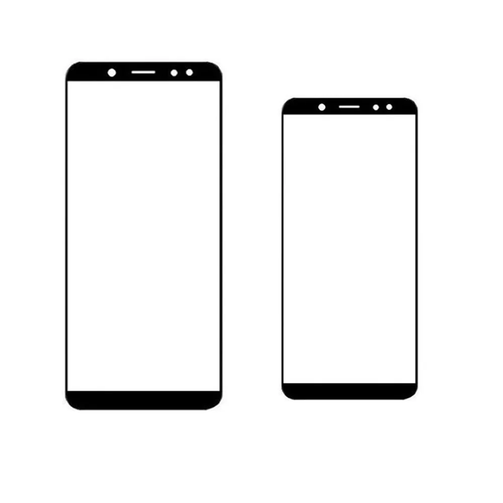 Черная передняя внешняя стеклянная линза для Samsung Galaxy A10S/A20S/A30S/A50S/A70S/M10/M20/M30