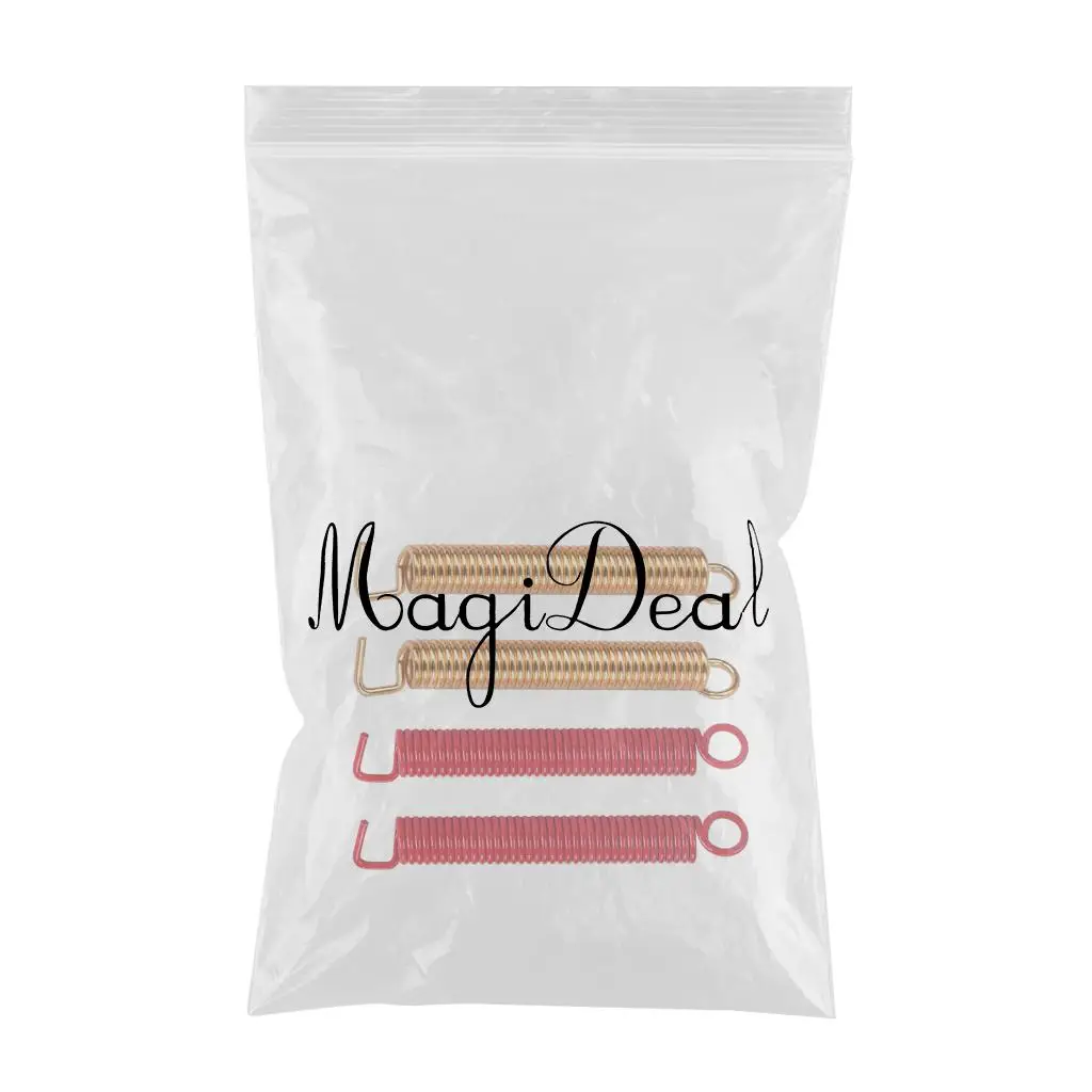 4 Pieces Heavy Duty Electric Guitar Tremolo Bridge Springs For  Strat ST Replacement Guitar Parts