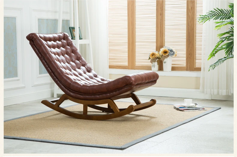 Leather Chaise Lounge Chair Plans - Danish Leather Reclining Chaise