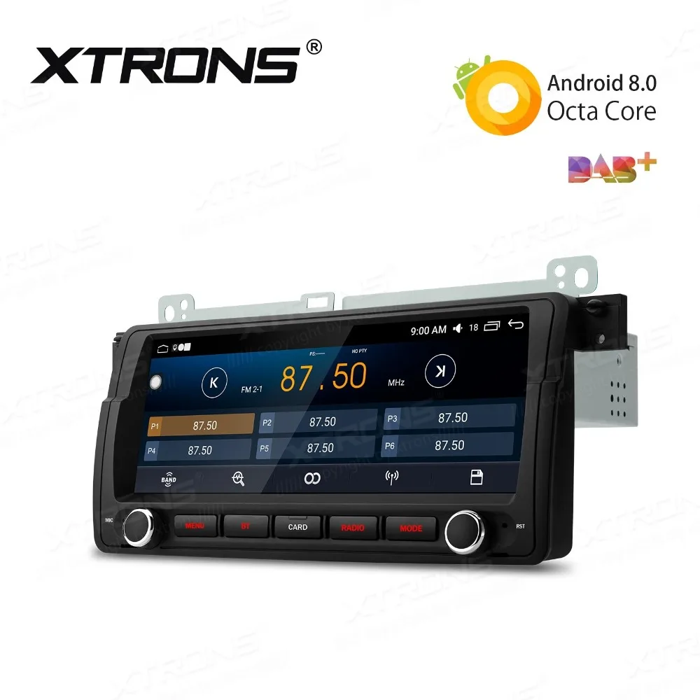 Top 8.8" Octa-Core 1.5GHz CPU Android 8.0 Oreo OS Car Multimedia Navigation GPS Radio for BMW E46 1998-2006 & BMW E46 M3 2000-2006 2