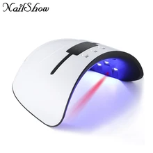 Nailshow 36 Вт Ice лампа поддержка светодио дный LED дисплей ногтей лампы для сушки 12 светодио дный LED s гель лак лампы для мотоциклов с автоматическим сенсор таймер 30 s 60 s 90 s
