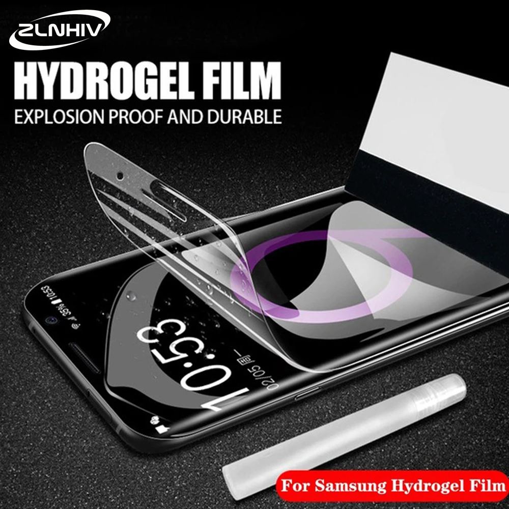 

ZLNHIV soft full cover hydrogel film for xiaomi mi 9 se 8 lite pro 6 6x play protective film for xiaomi 8 phone screen protector