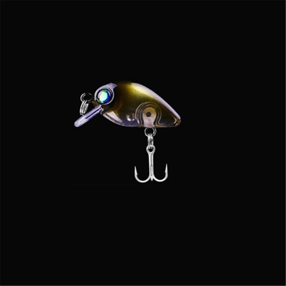 1 шт. 3 см 7 г мини воблер Minnow 3D приманка для рыбалки с глазками плавающая