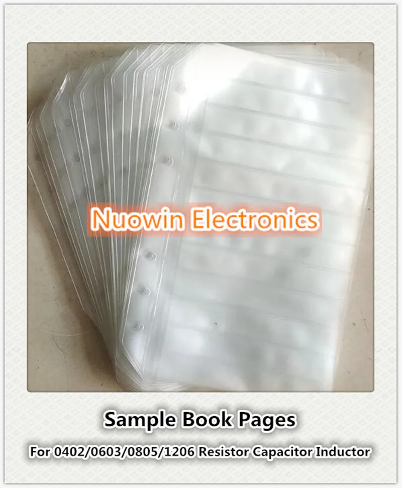 5 шт. индуктивные электронные компоненты|sample book pages|smt resistorsample |