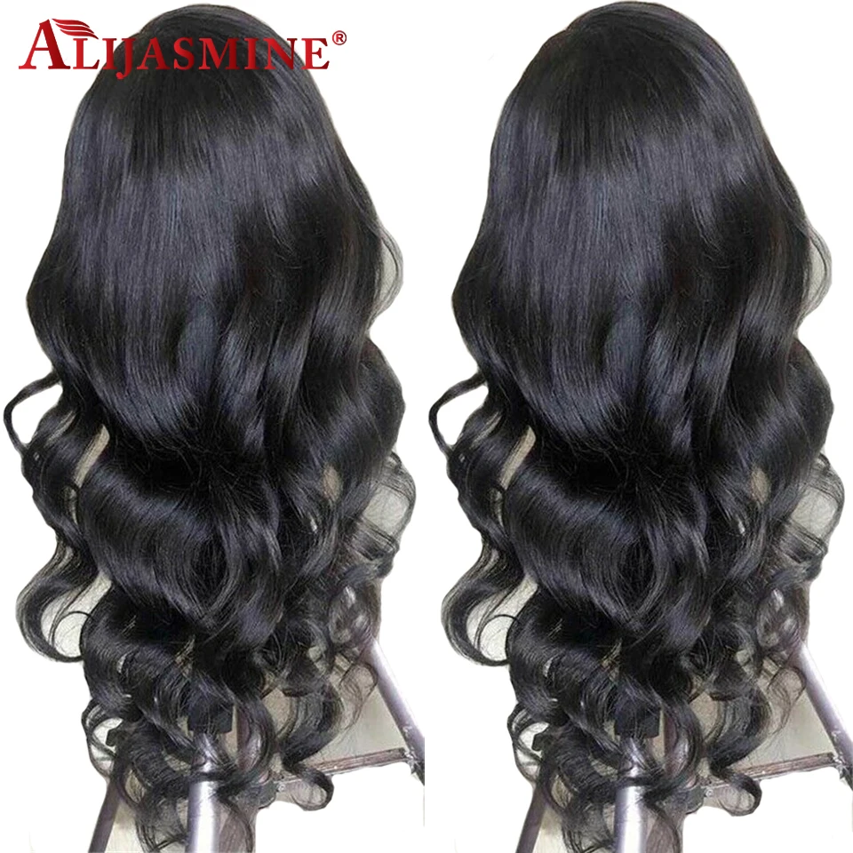 

180% Density Full Lace Human Hair Wigs Brazilian Body Wave Human Hair Wigs Pre Plucked For Women Remy Hair Medium Brown Lace Wig