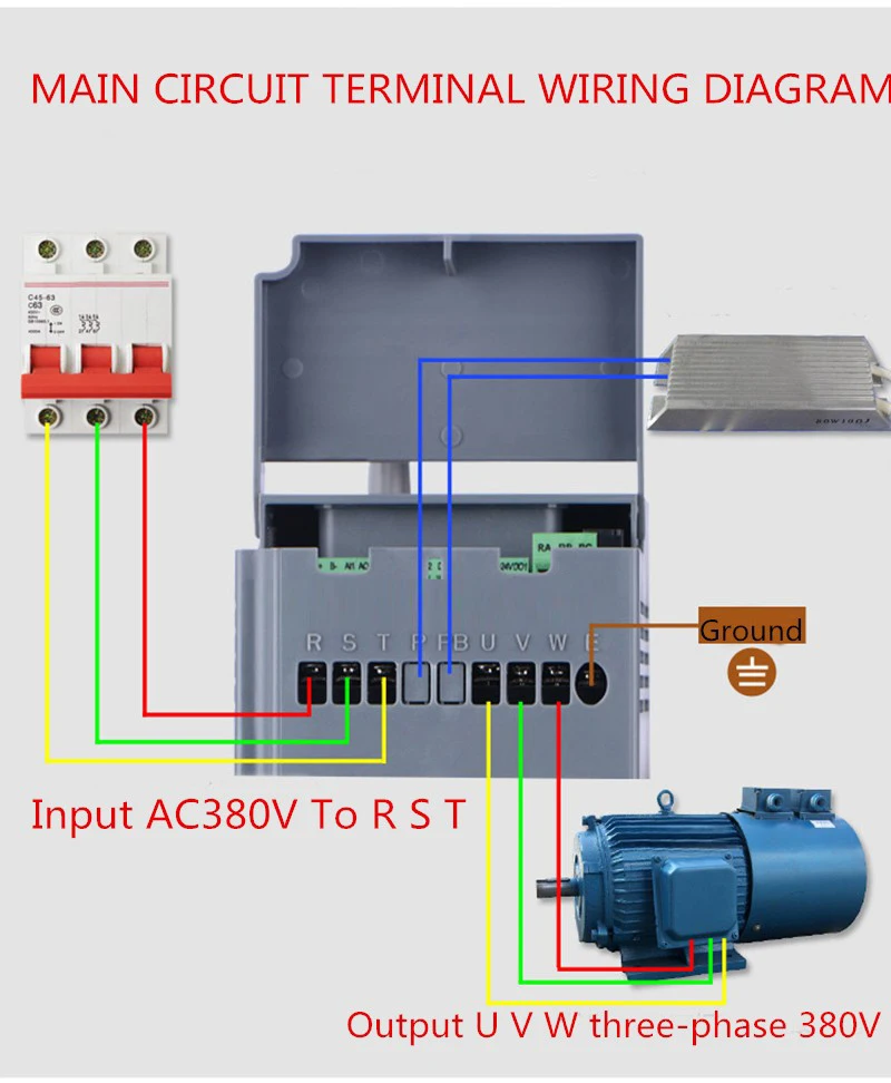 380V 4kw/5kw 9a частоты Драйв инвертор ЧПУ Драйвер ЧПУ шпиндель мотор Скорость управления, Векторный конвертер